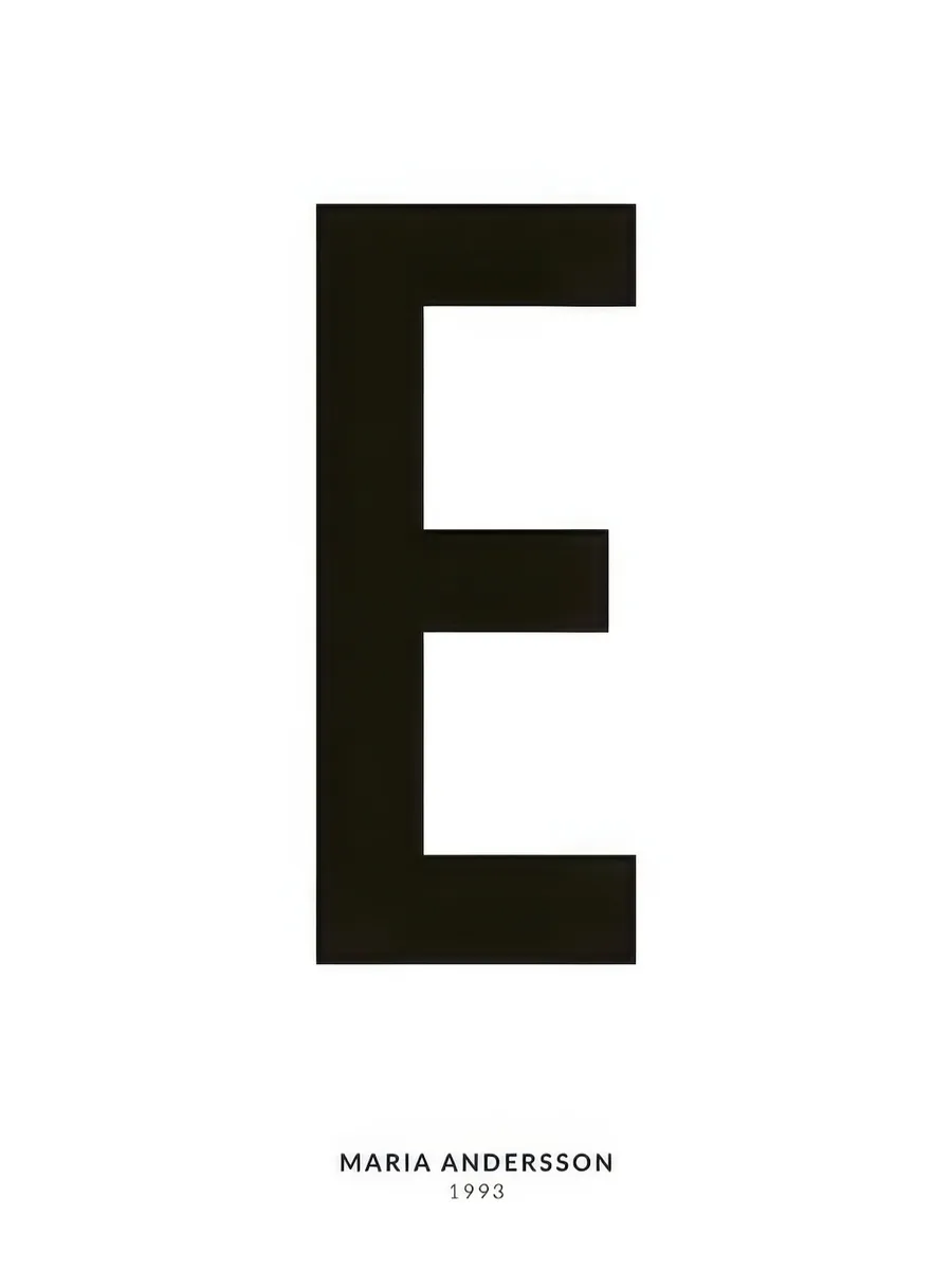 My Letter E Personal