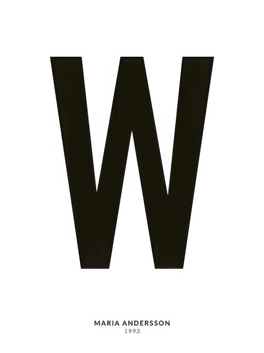 My Letter W Personal