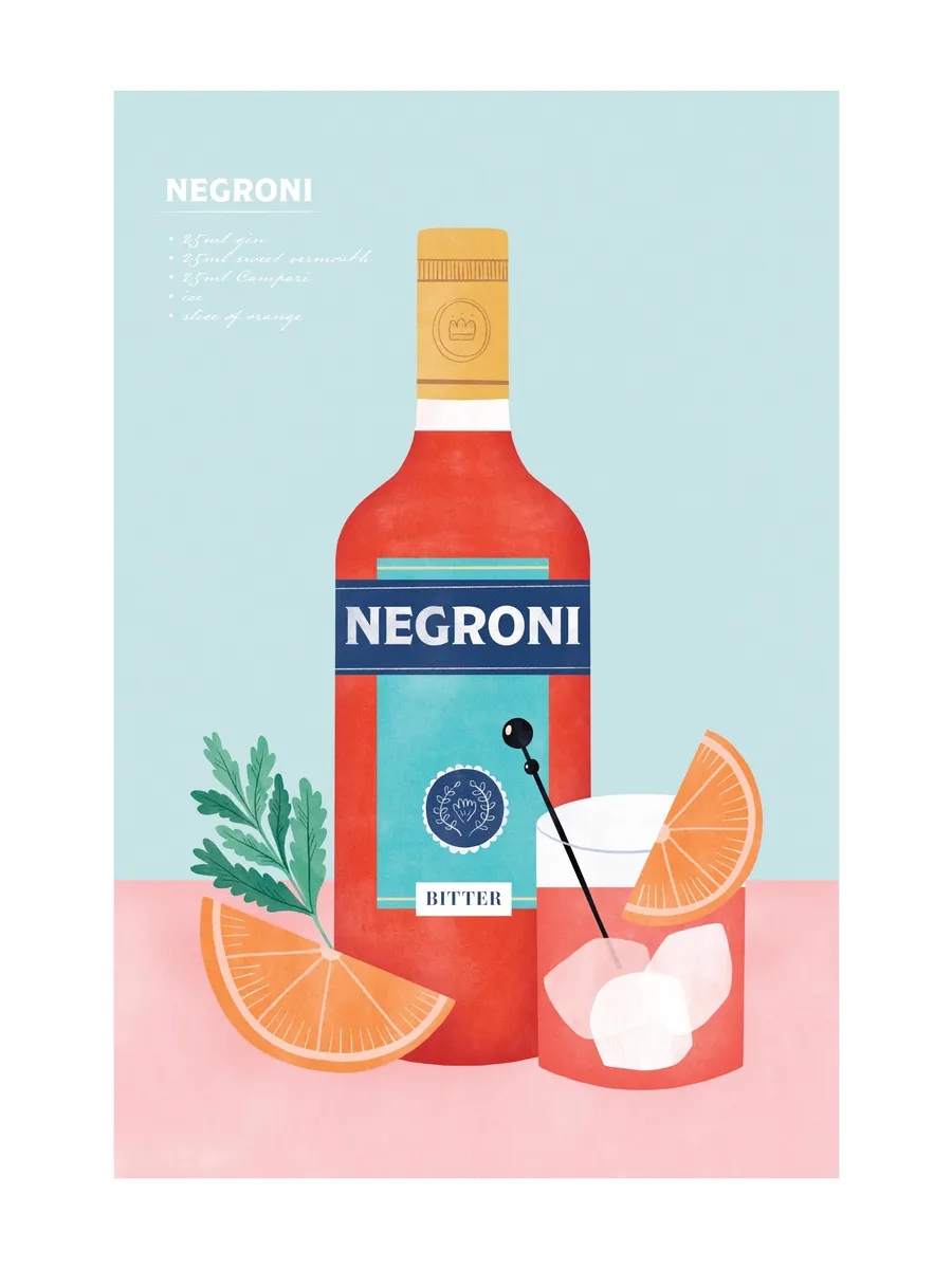 Negroni Illustration