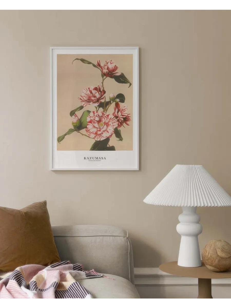 Ogawa Kazumasa Striped Camellias