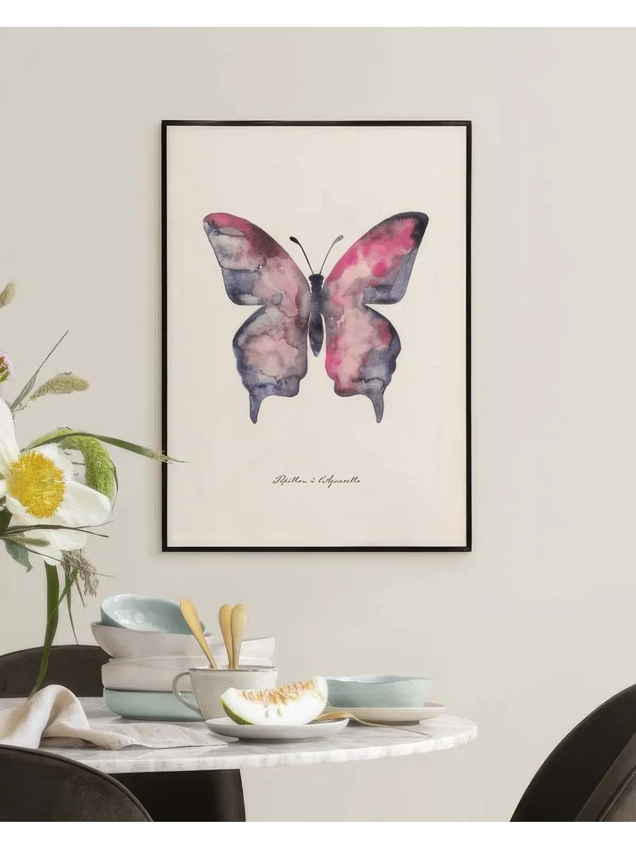 Papillon a Laquarelle