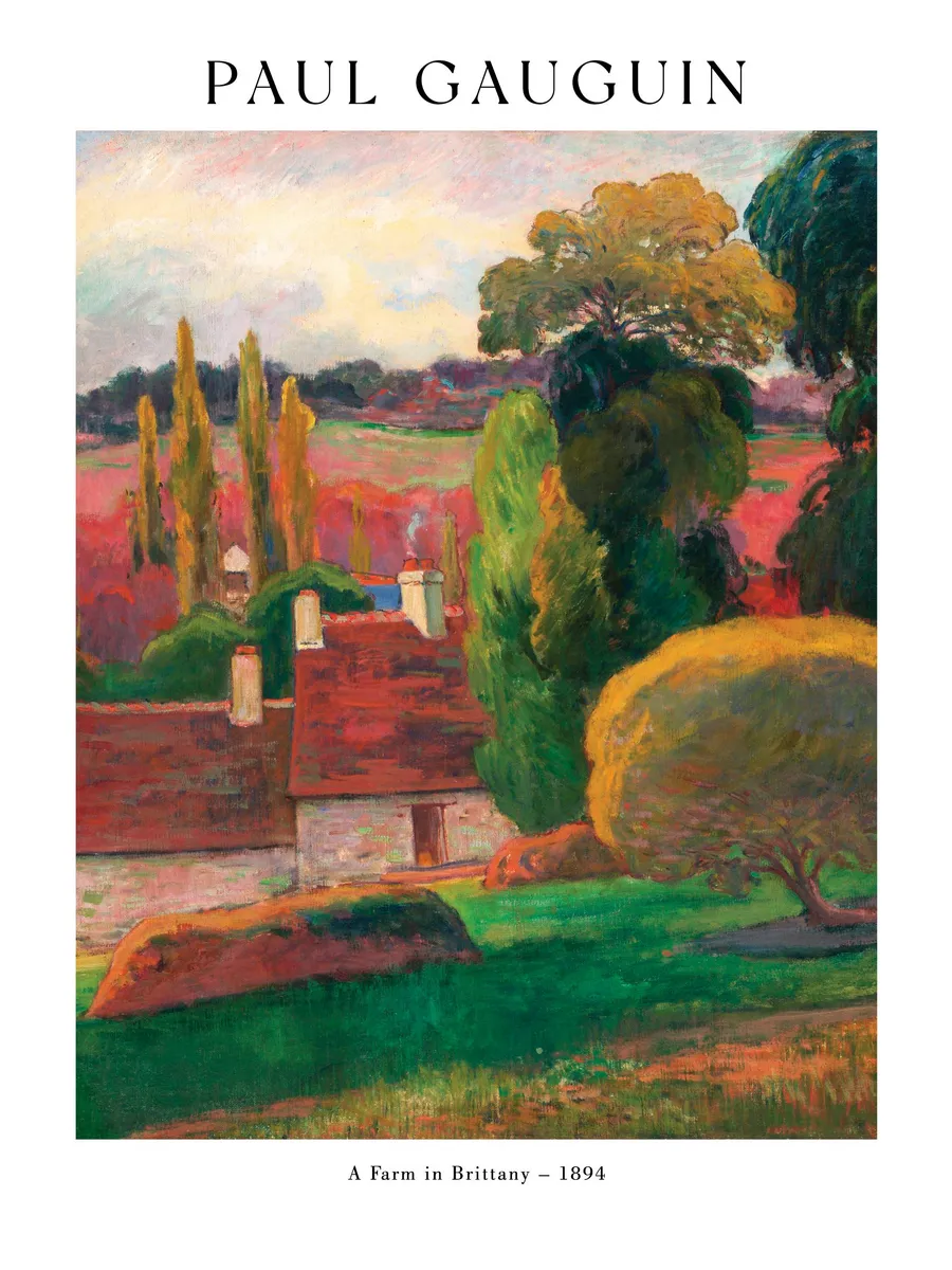 Paul Gauguin a Farm in Brittany