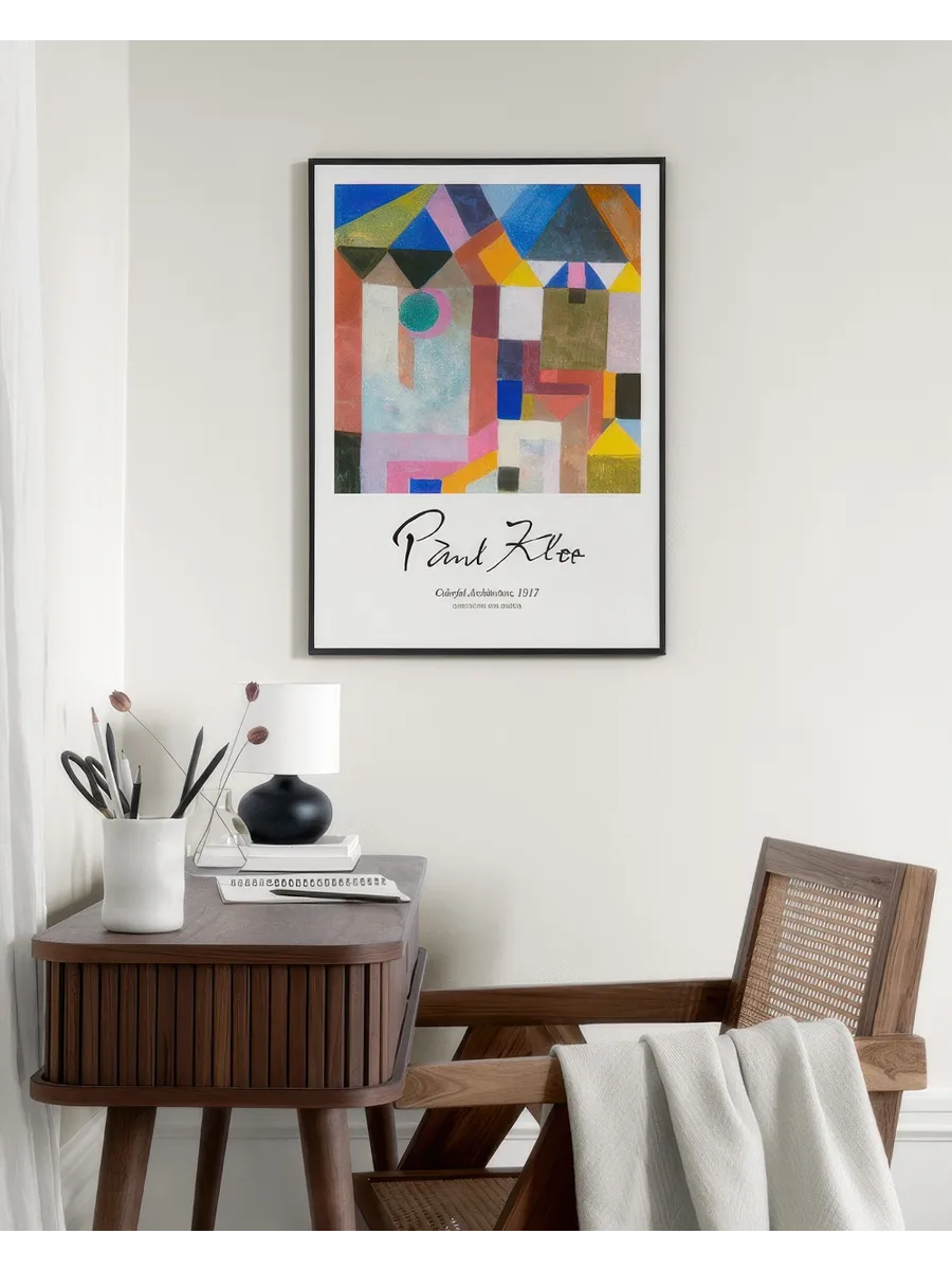 Paul Klee Colorful Architecture