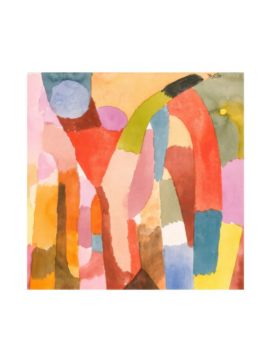 Paul Klee Movement of Vaulted Chambers Square
