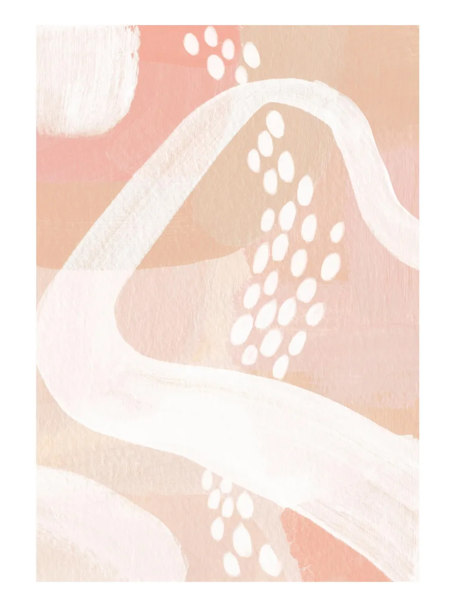Peachy Abstract No1