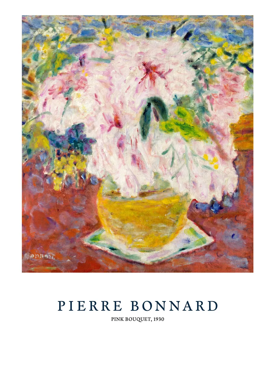 Pierre Bonnard Pink Bouquet