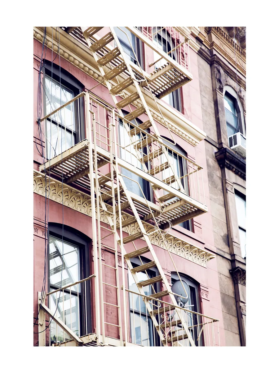 Pink Fire Escape