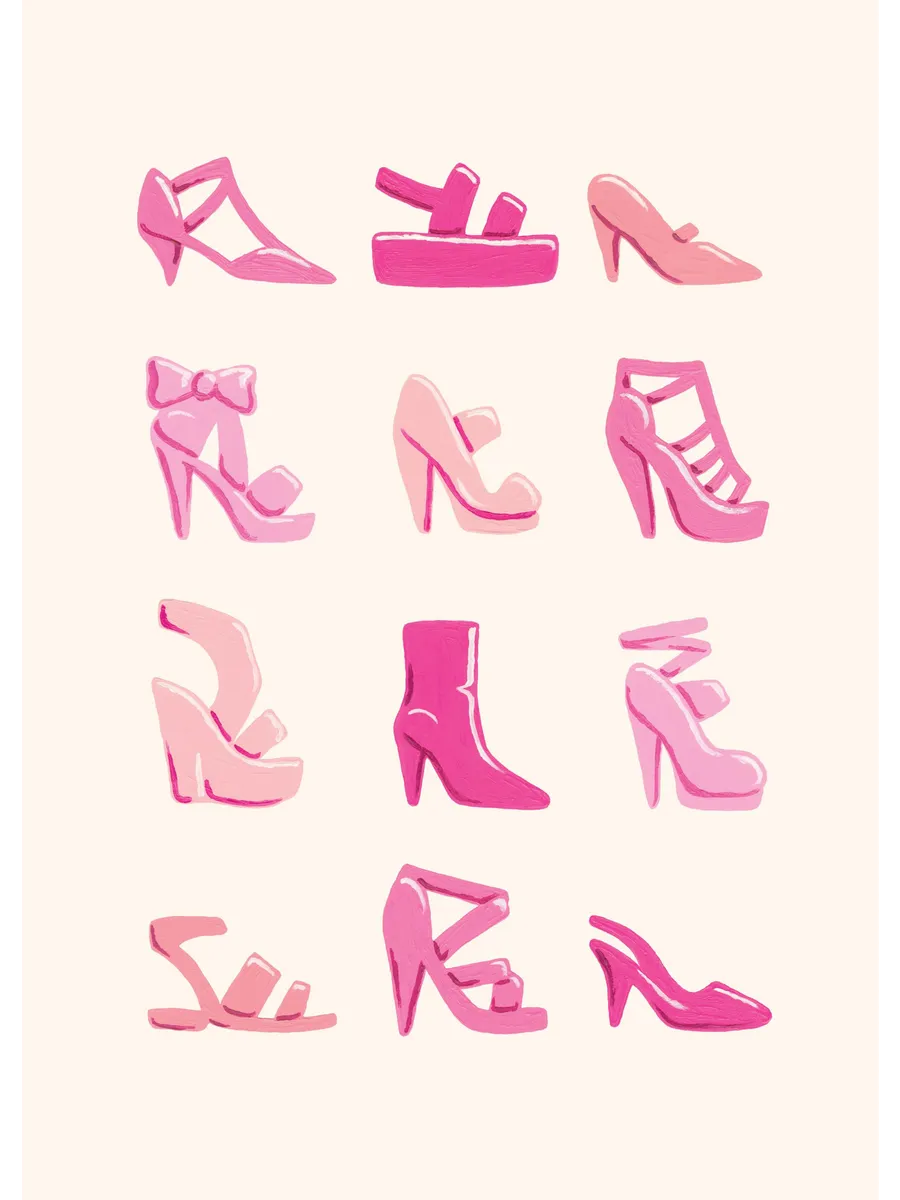 Pink Shoe Collection