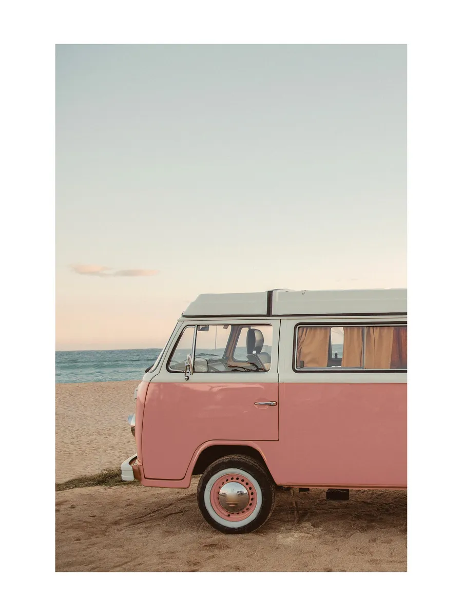 Pink van