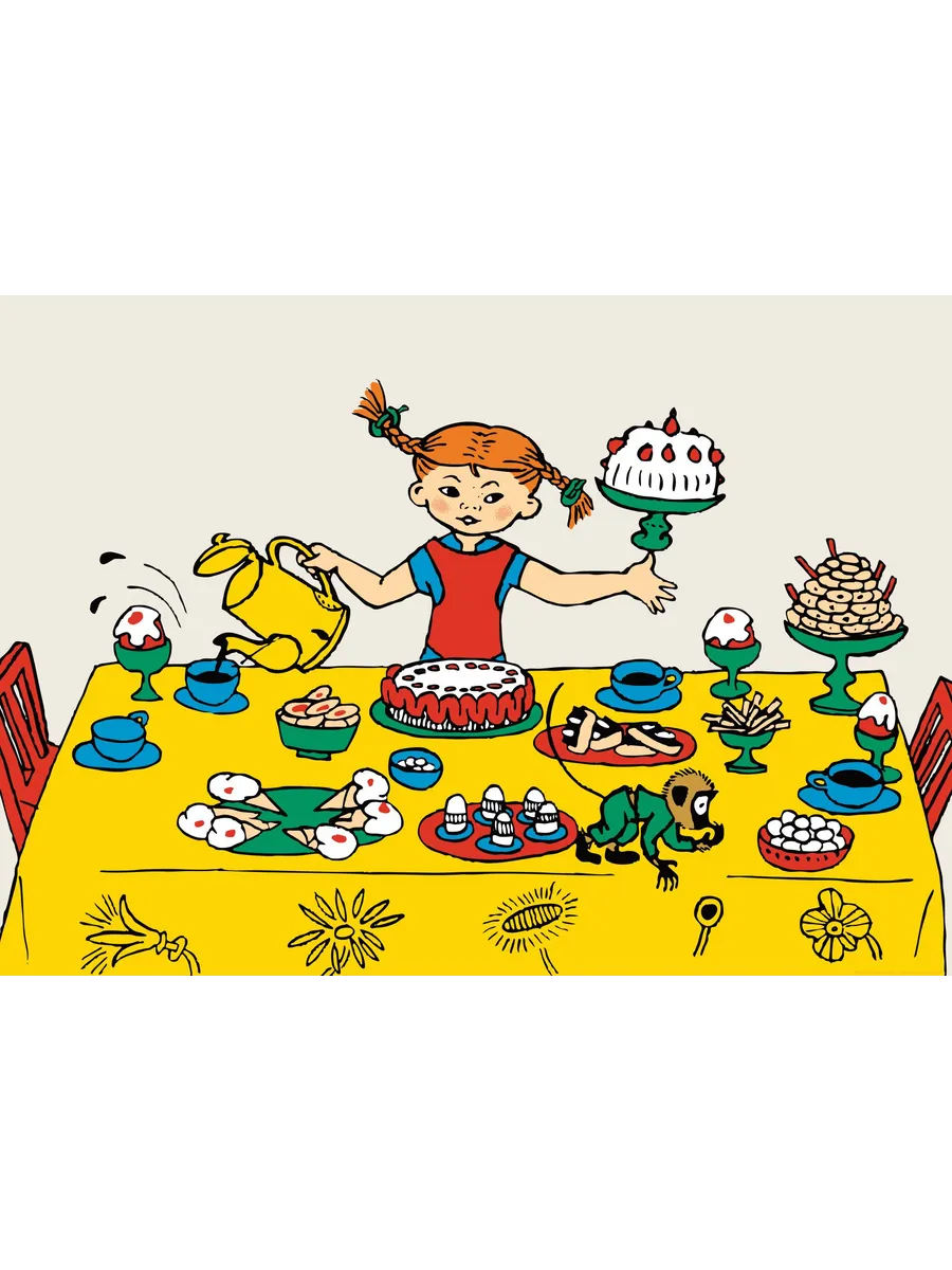 Pippi Longstocking and the Party