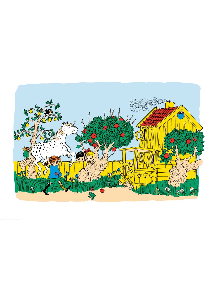 Pippi Longstocking and Villa Villekulla