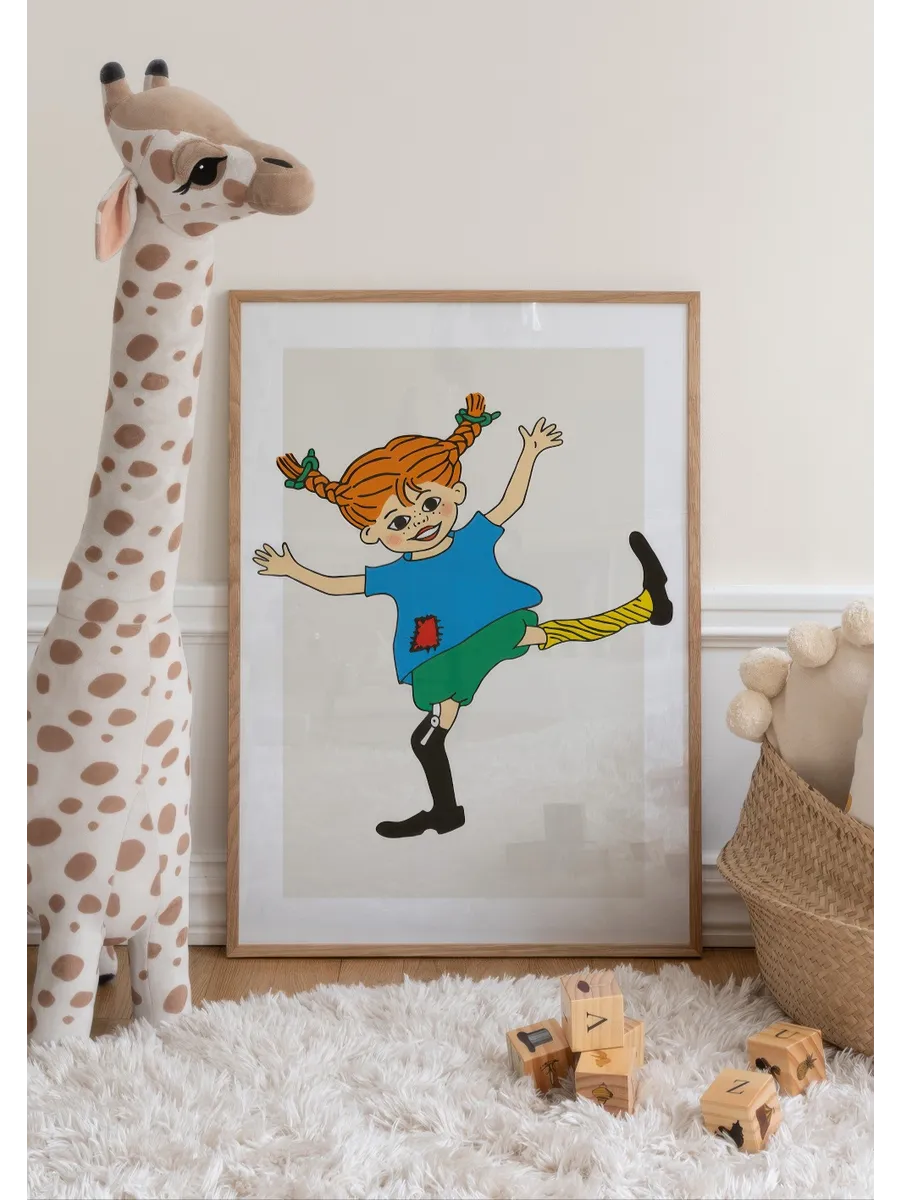 Pippi Longstocking Illustration