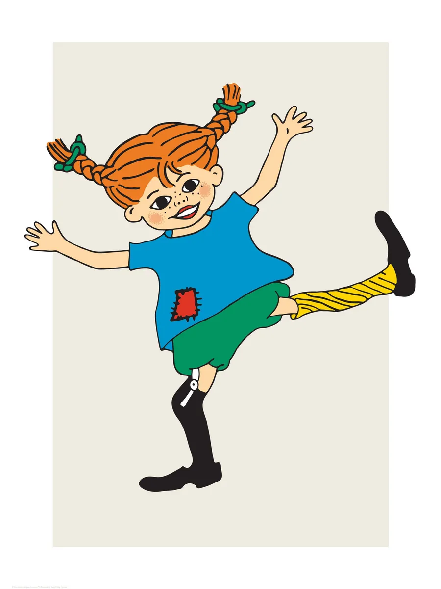 Pippi Longstocking Illustration