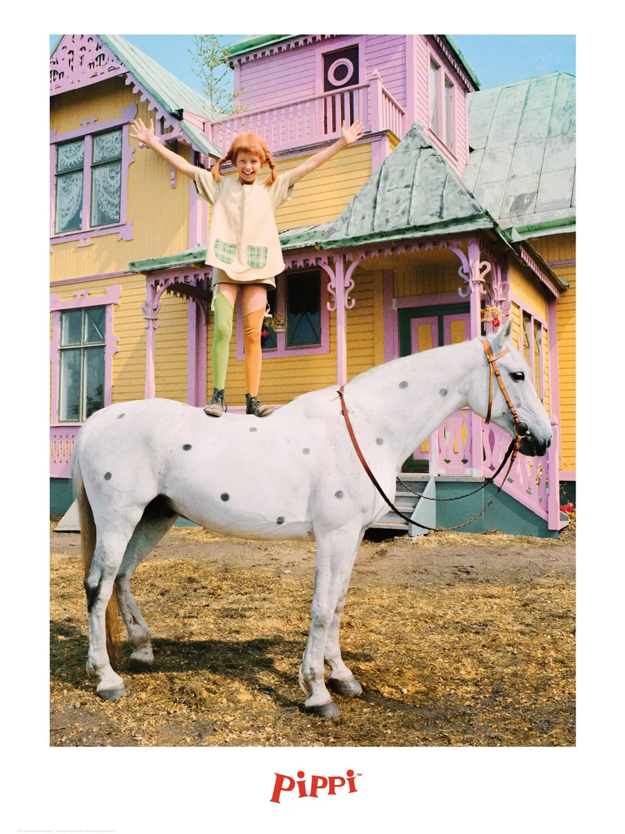 Pippi Longstocking on the Horse