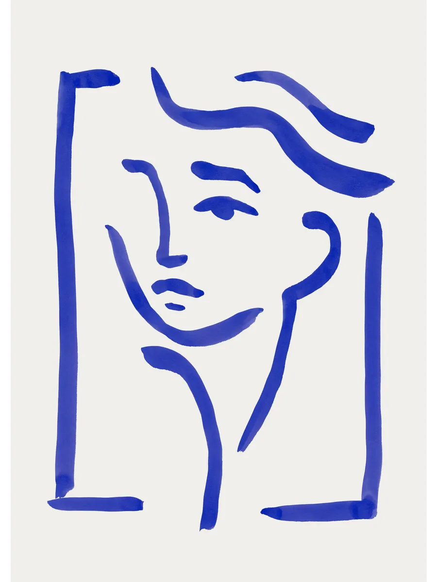 Portrait in Blue