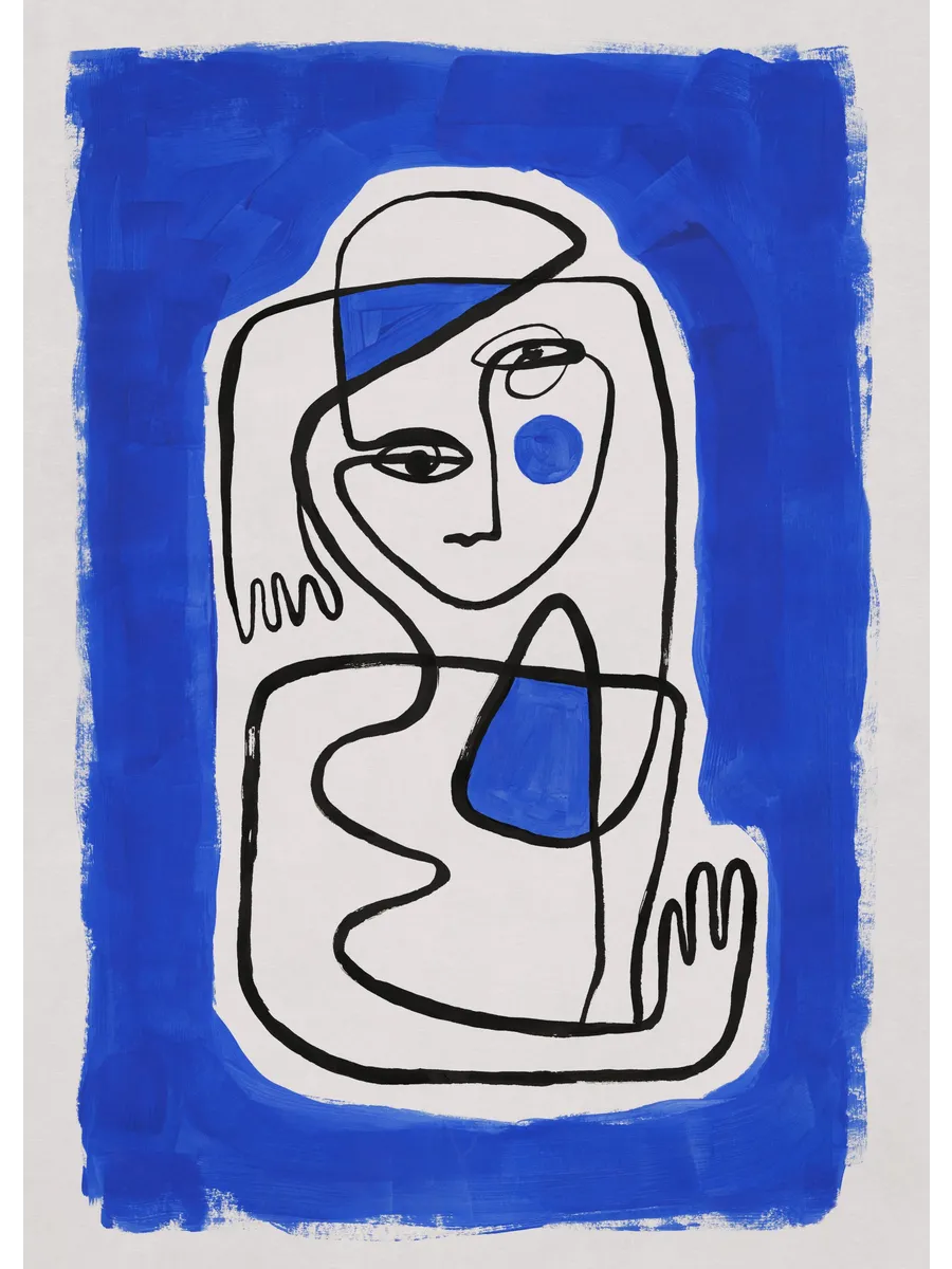 Pose in Blue