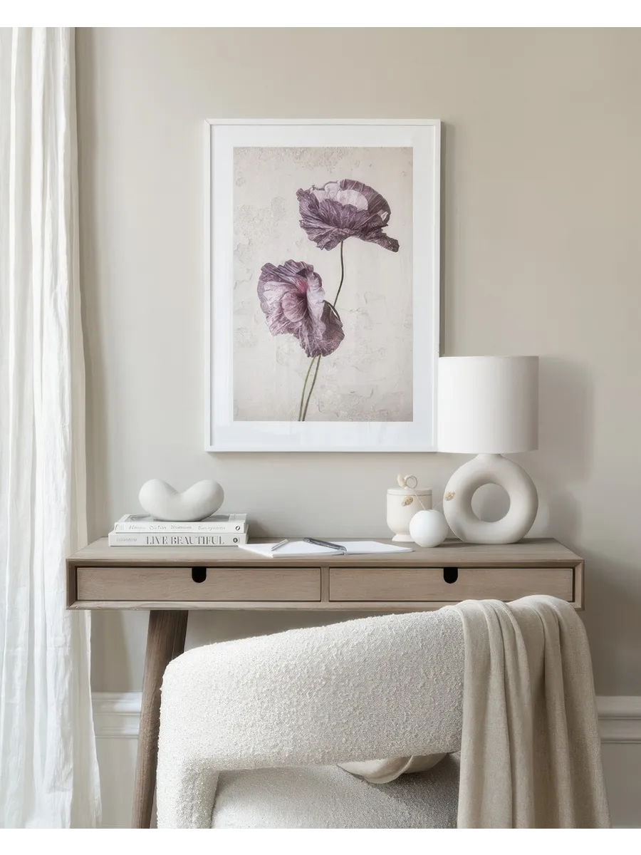 Purple Poppy Flower