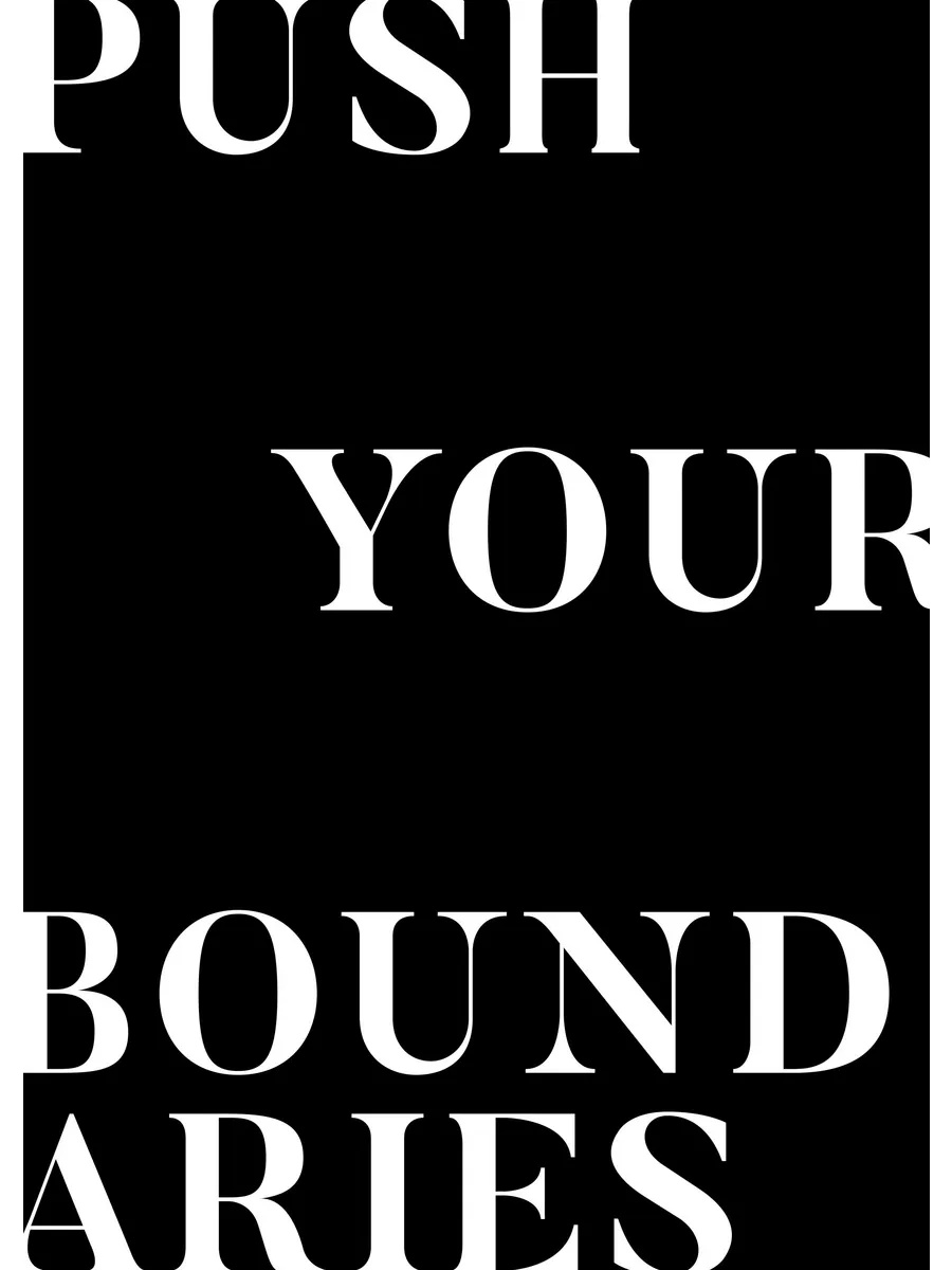 Push Your Boundaries