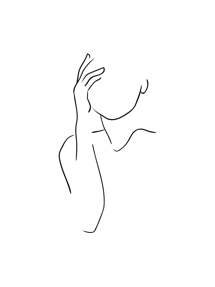 Shoulder Line Art