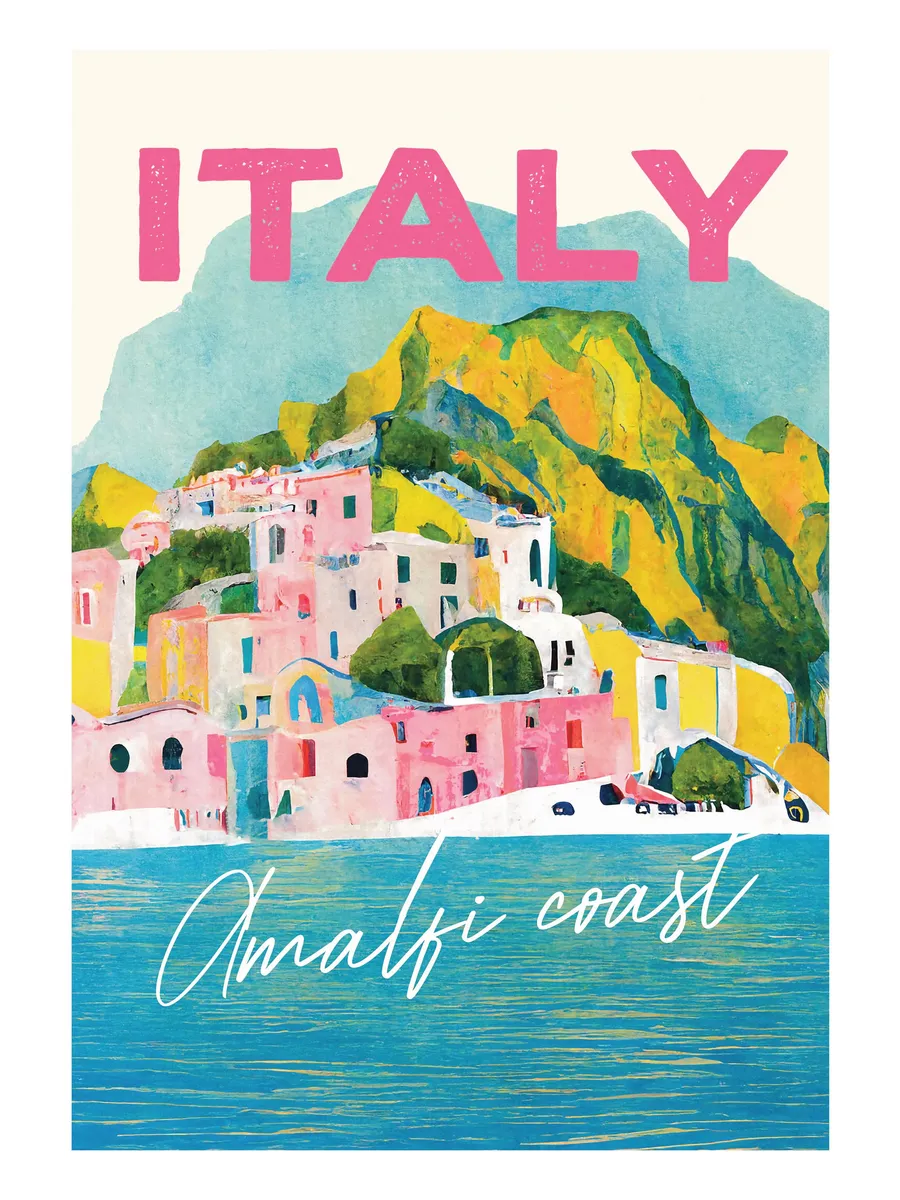 Sipcircle Italy Amalfi Pastel Coast