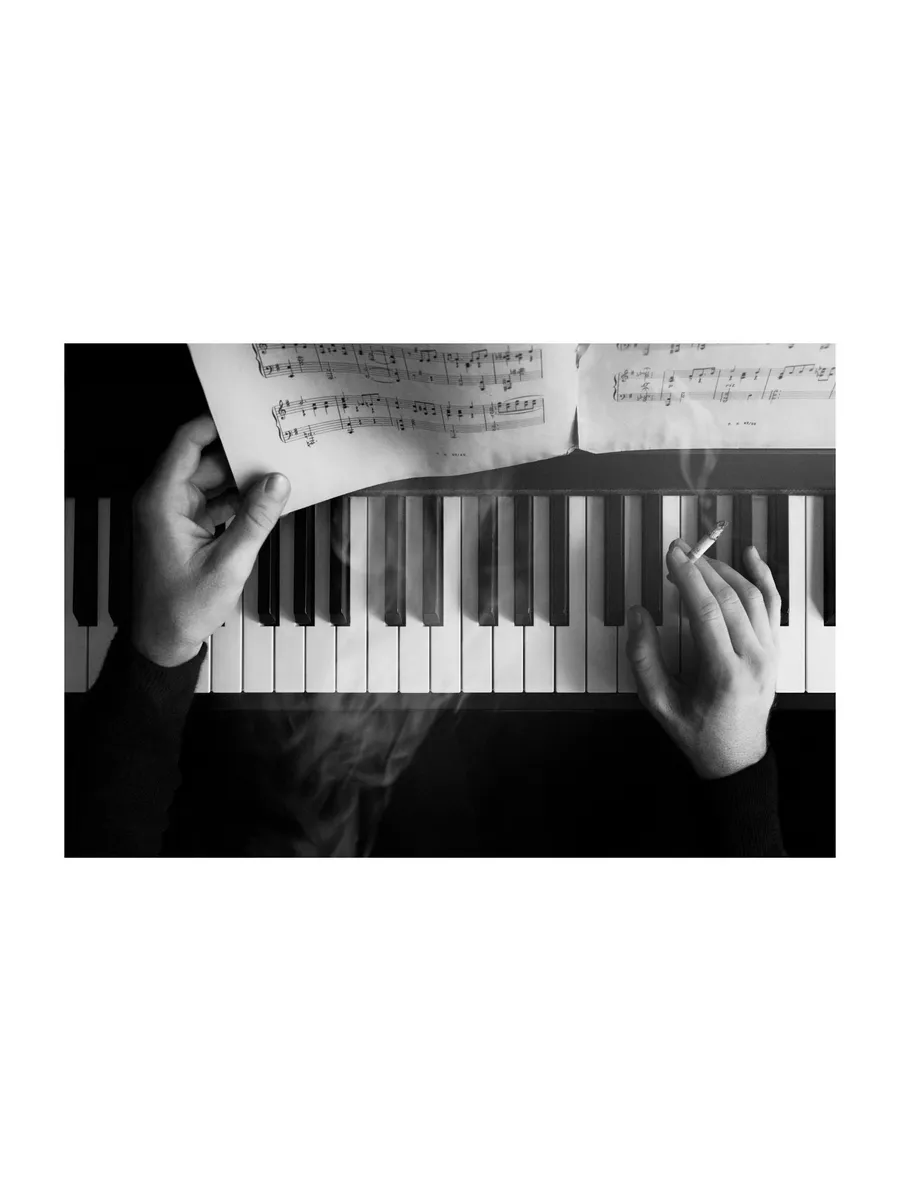 Smoking by the Piano