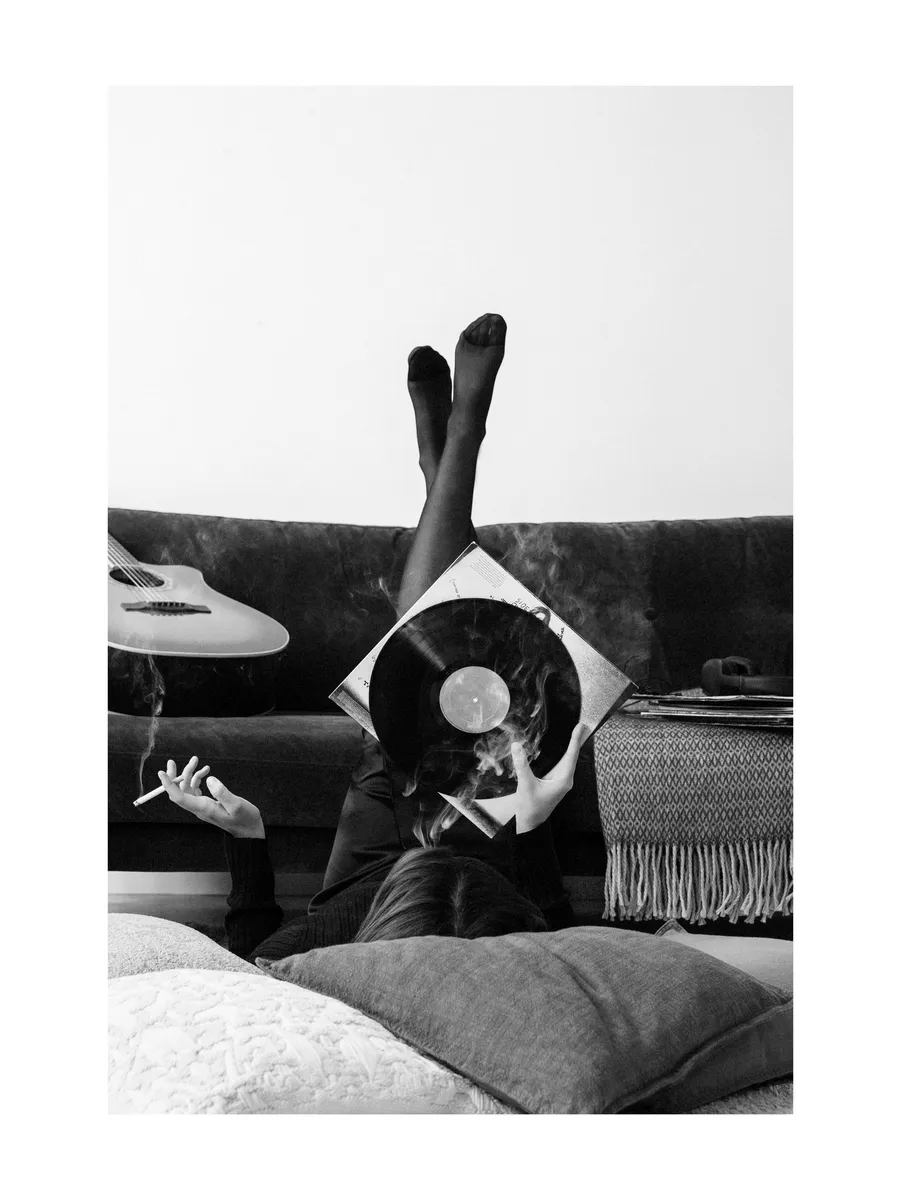 Smoky Vinyl Record