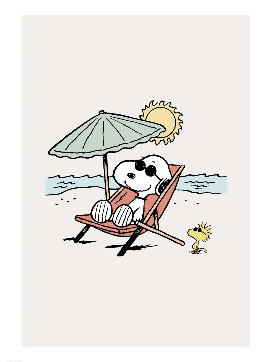 Snoopy on the Beach