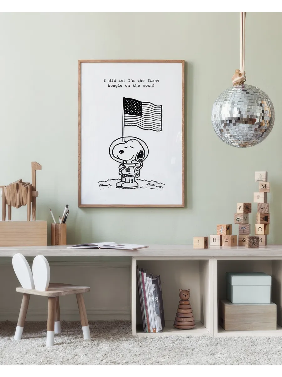 Snoopy on the Moon