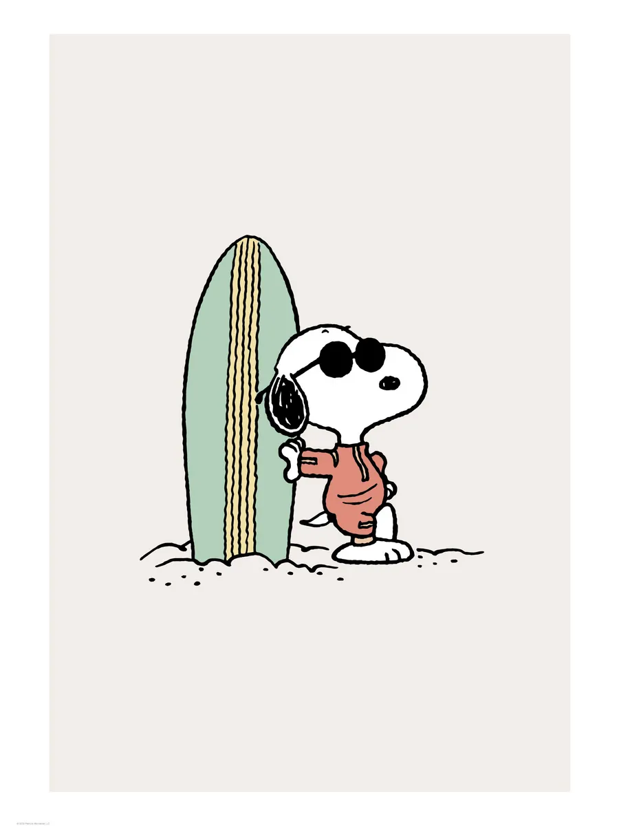 Snoopy Surfboard