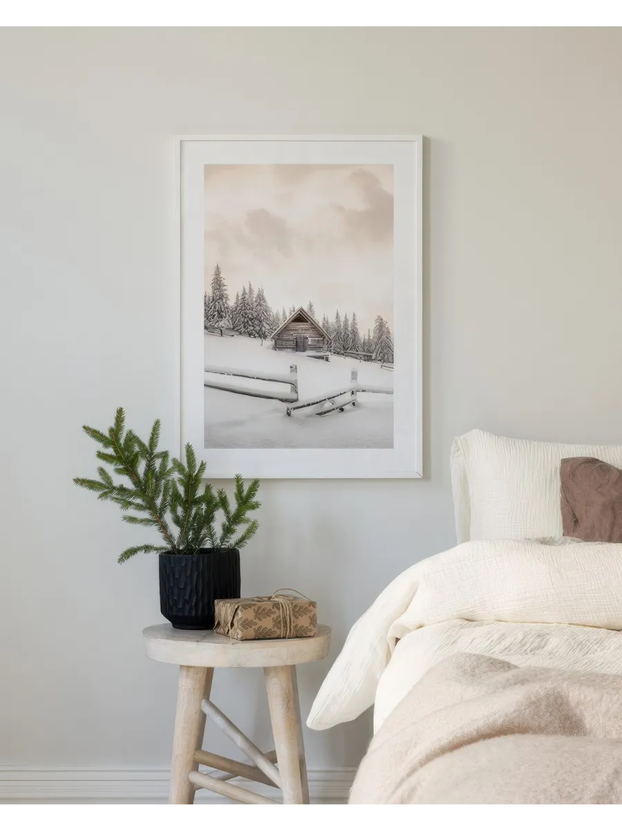 Snowy Cabin