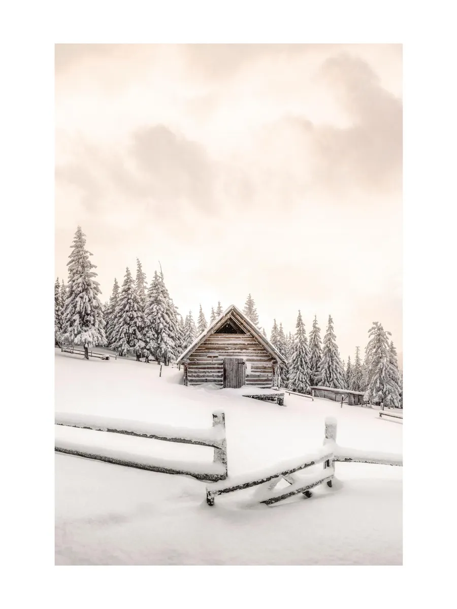 Snowy Cabin