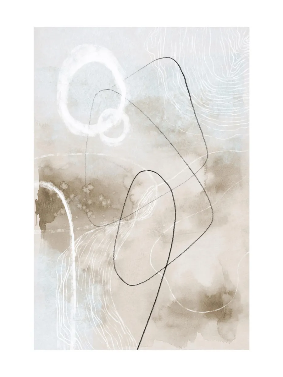 Soft Abstract Lines No2