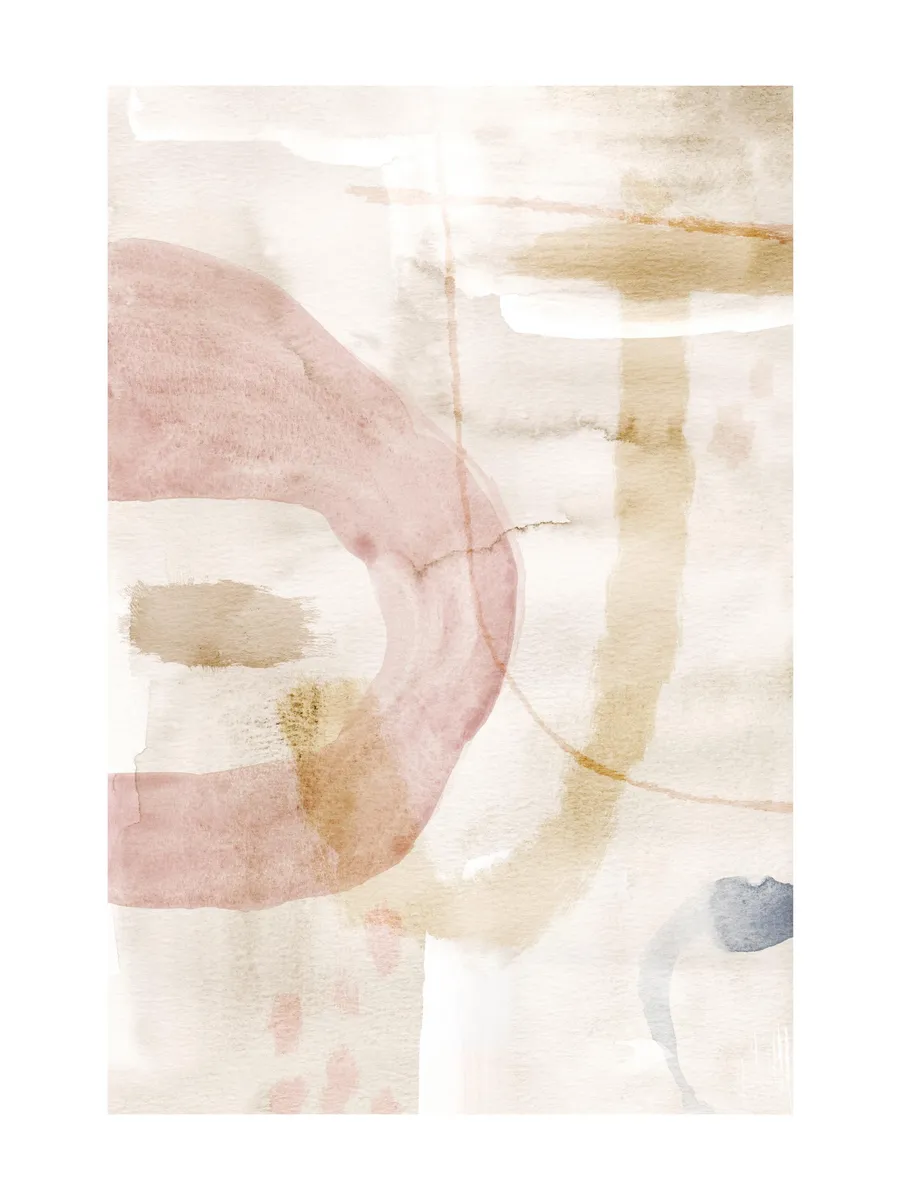 Soft Abstract Watercolor No1