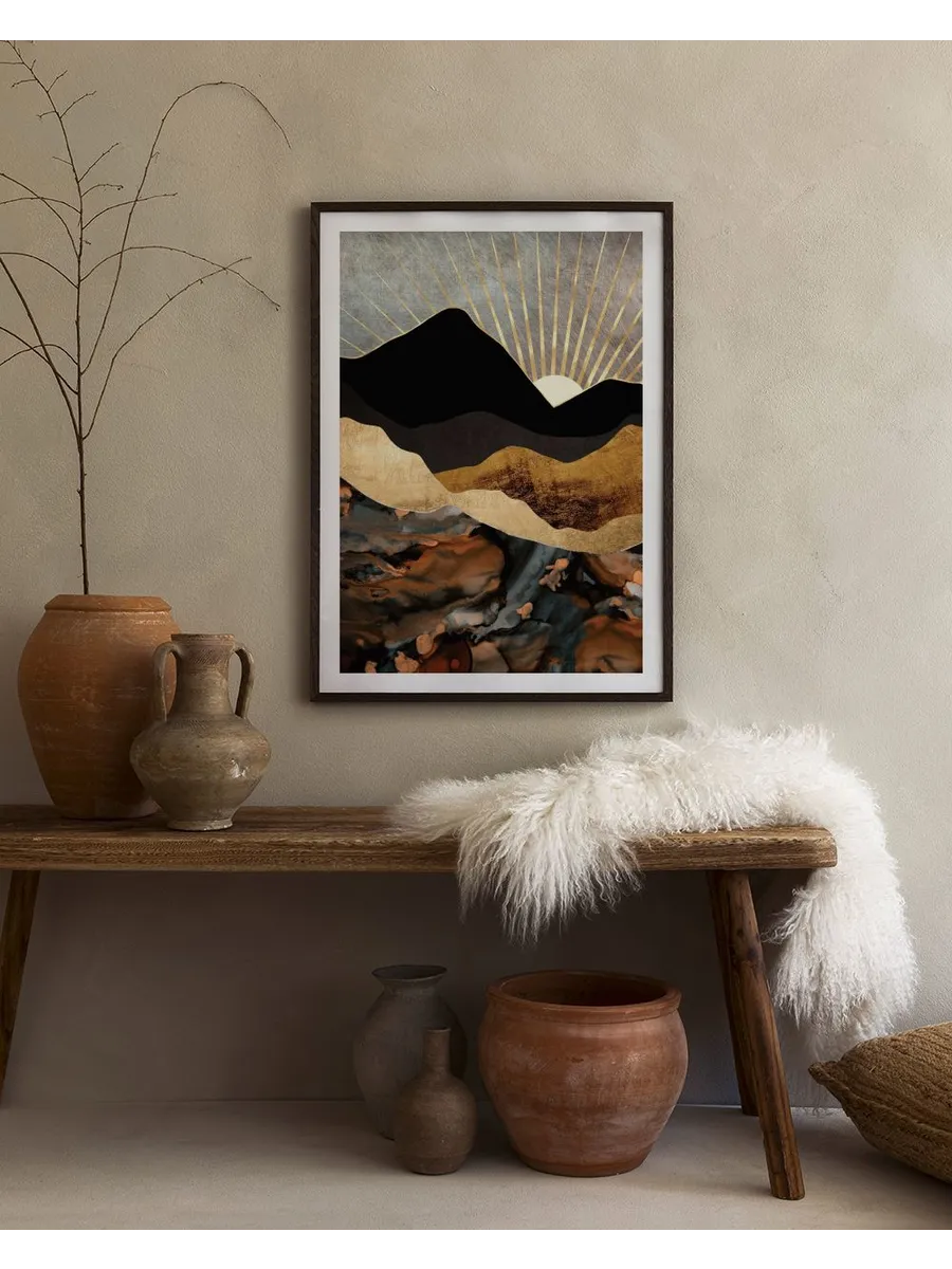 Spacefrog Designs Copper and Gold Mountains