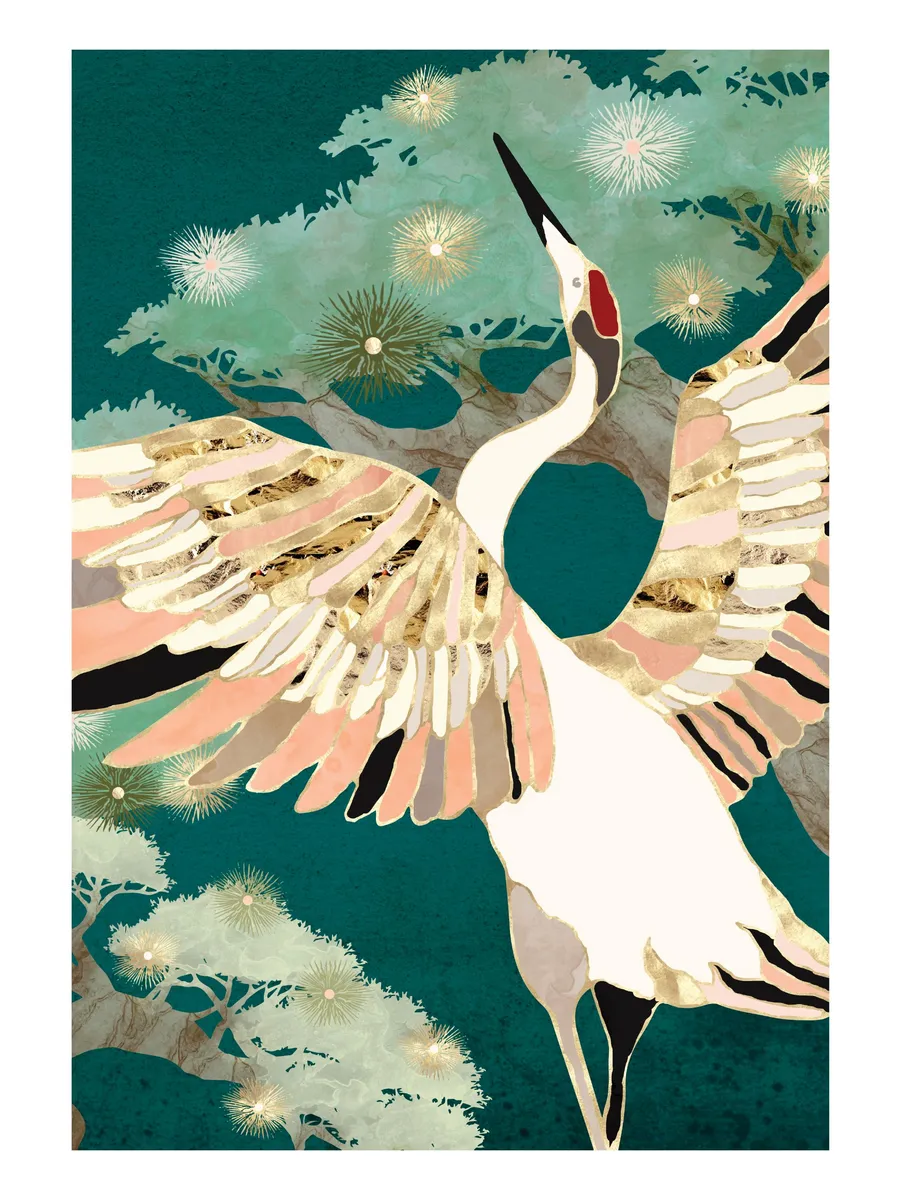 Spacefrog Designs Golden Crane