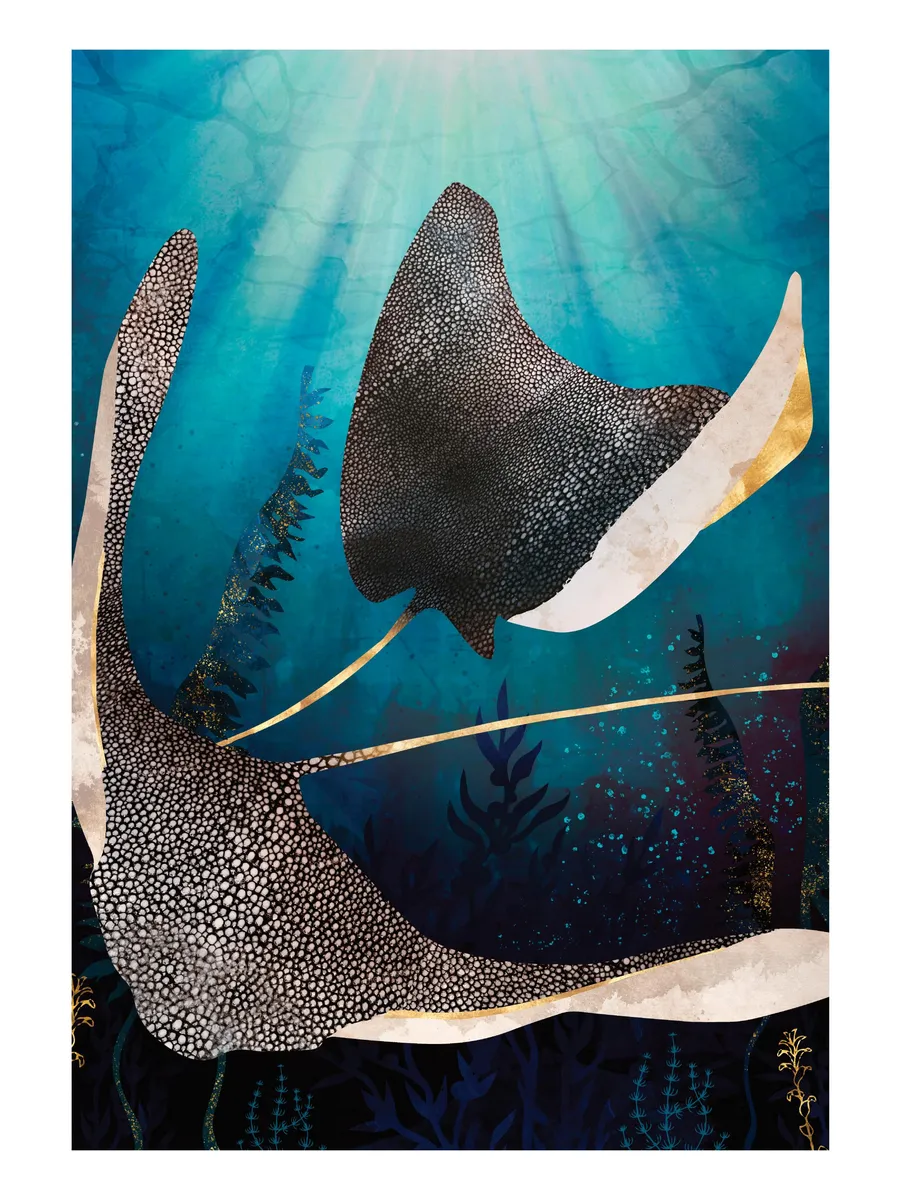 Spacefrog Designs Metallic Stingray