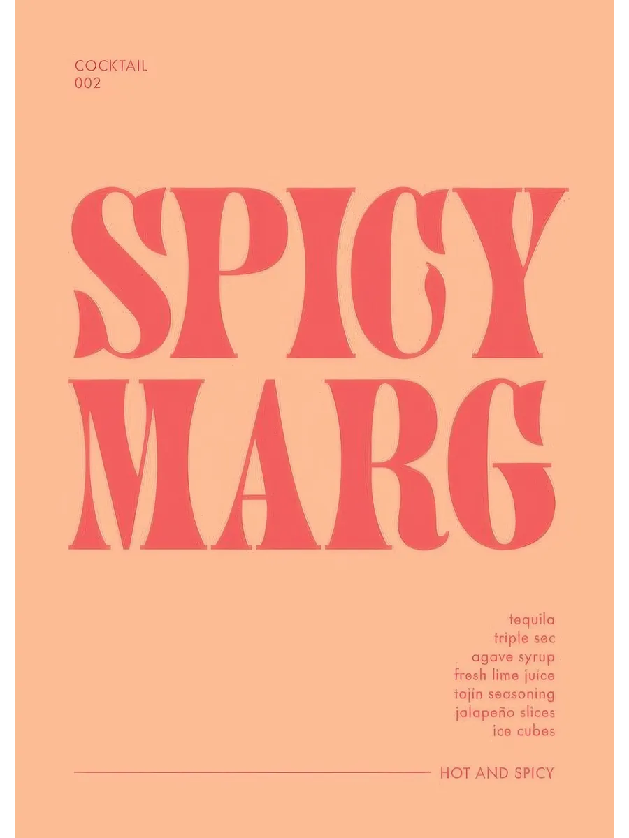 Spicy Margarita Cocktail