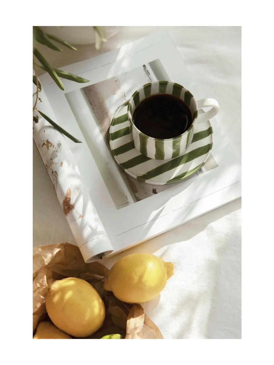 Striped Coffee Cup