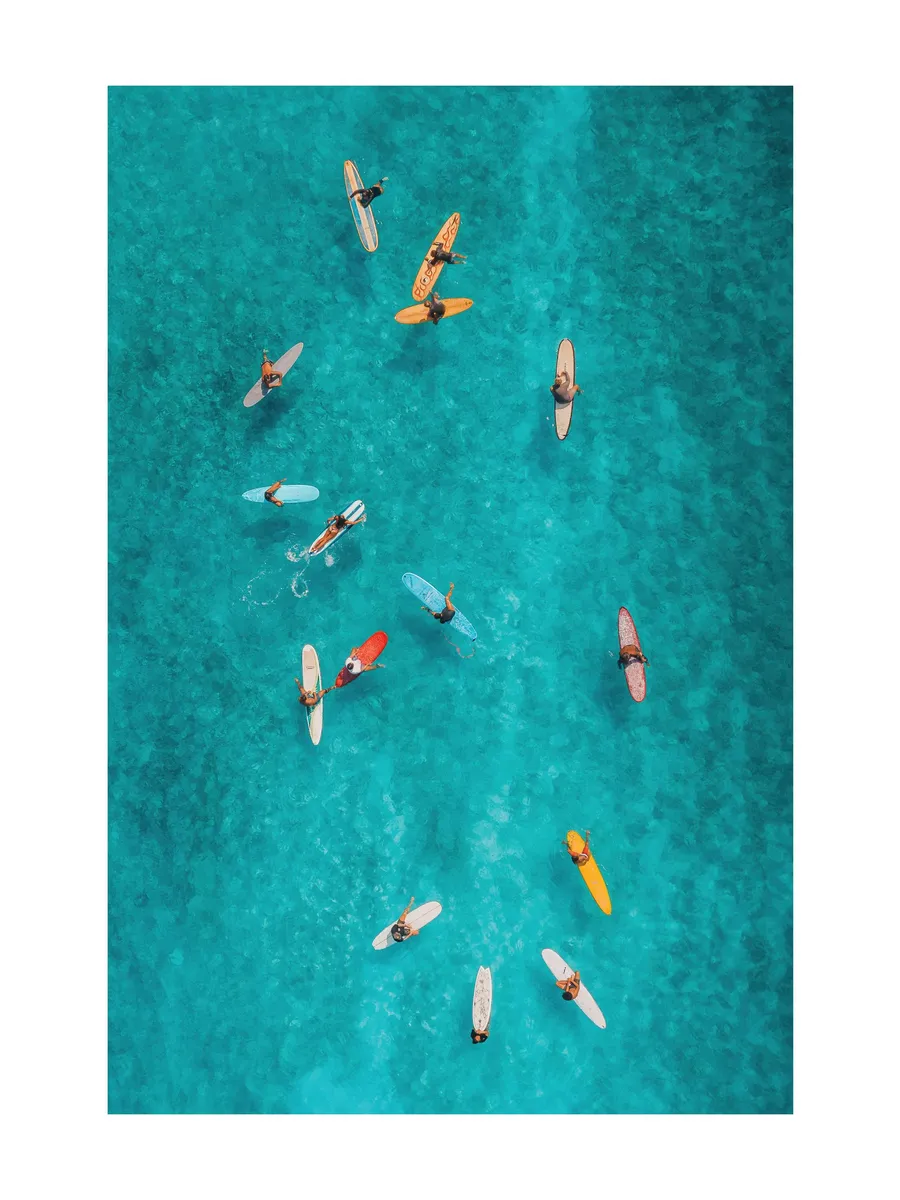 Surfers from Above
