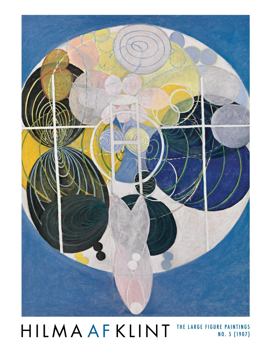 The Large Figure Paitings No 5 by Hilma af Klint