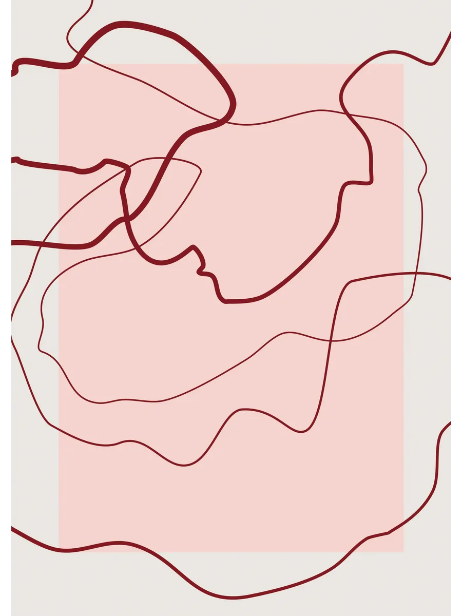 The Republic Abstract Red Lines
