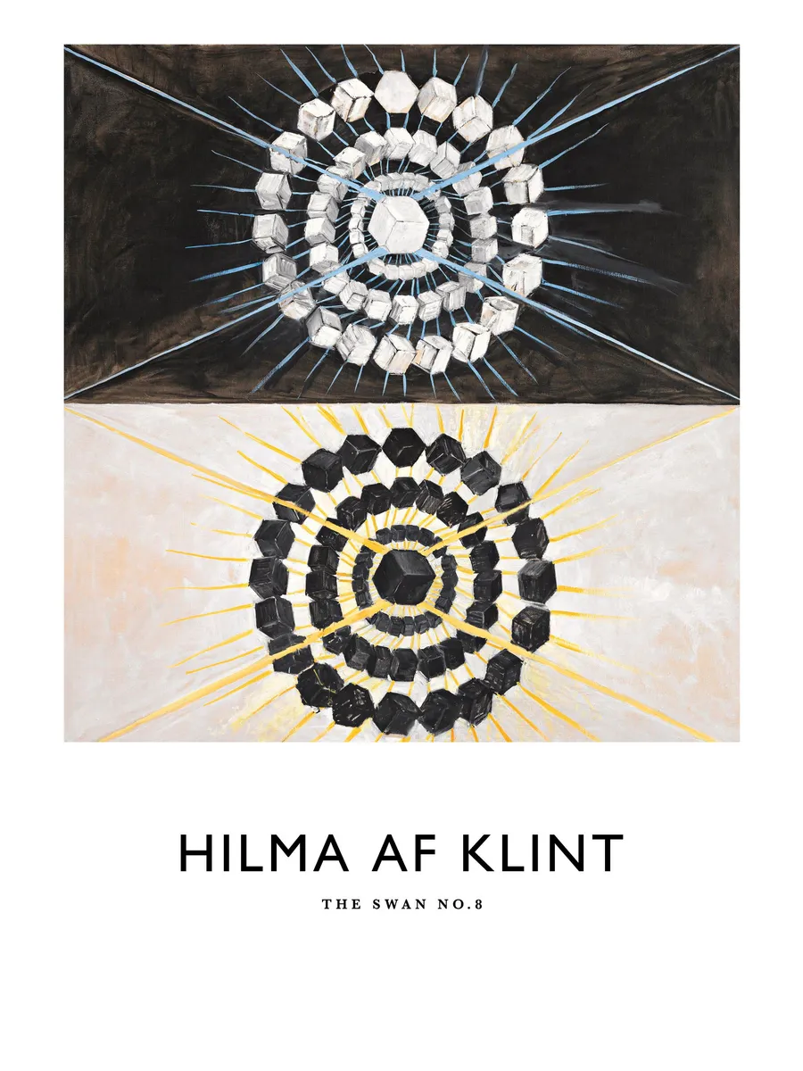 The Swan No 8 by Hilma af Klint