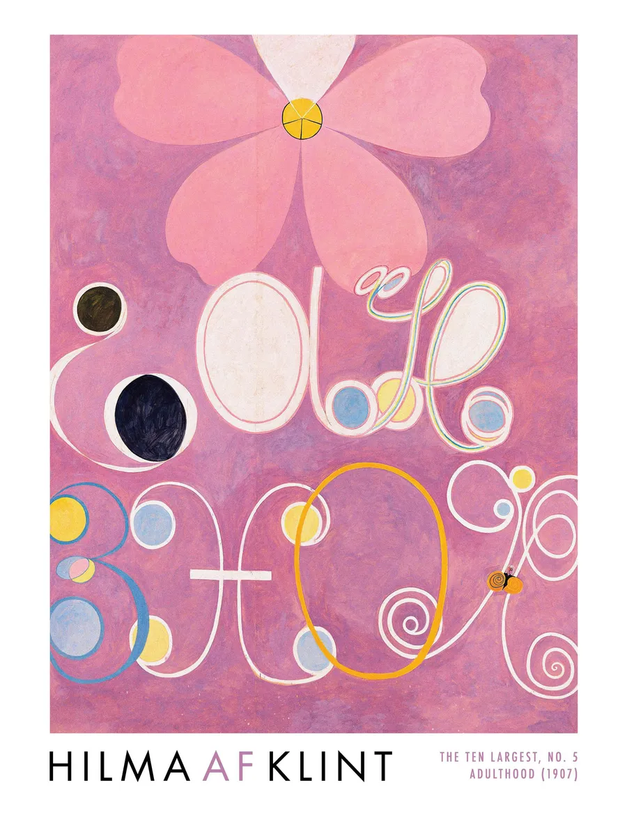 The Ten Largest No 5 Adulthood by Hilma af Klint