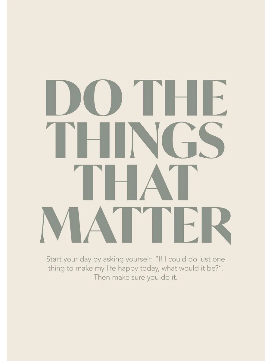 Things That Matter