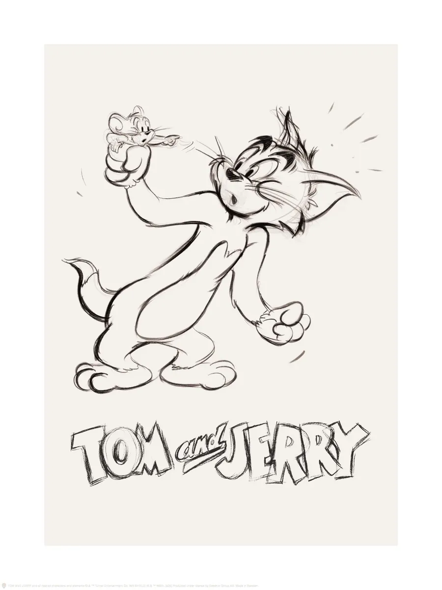 Tom Jerry Sketch No2