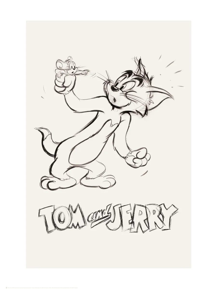 Tom Jerry Sketch No2