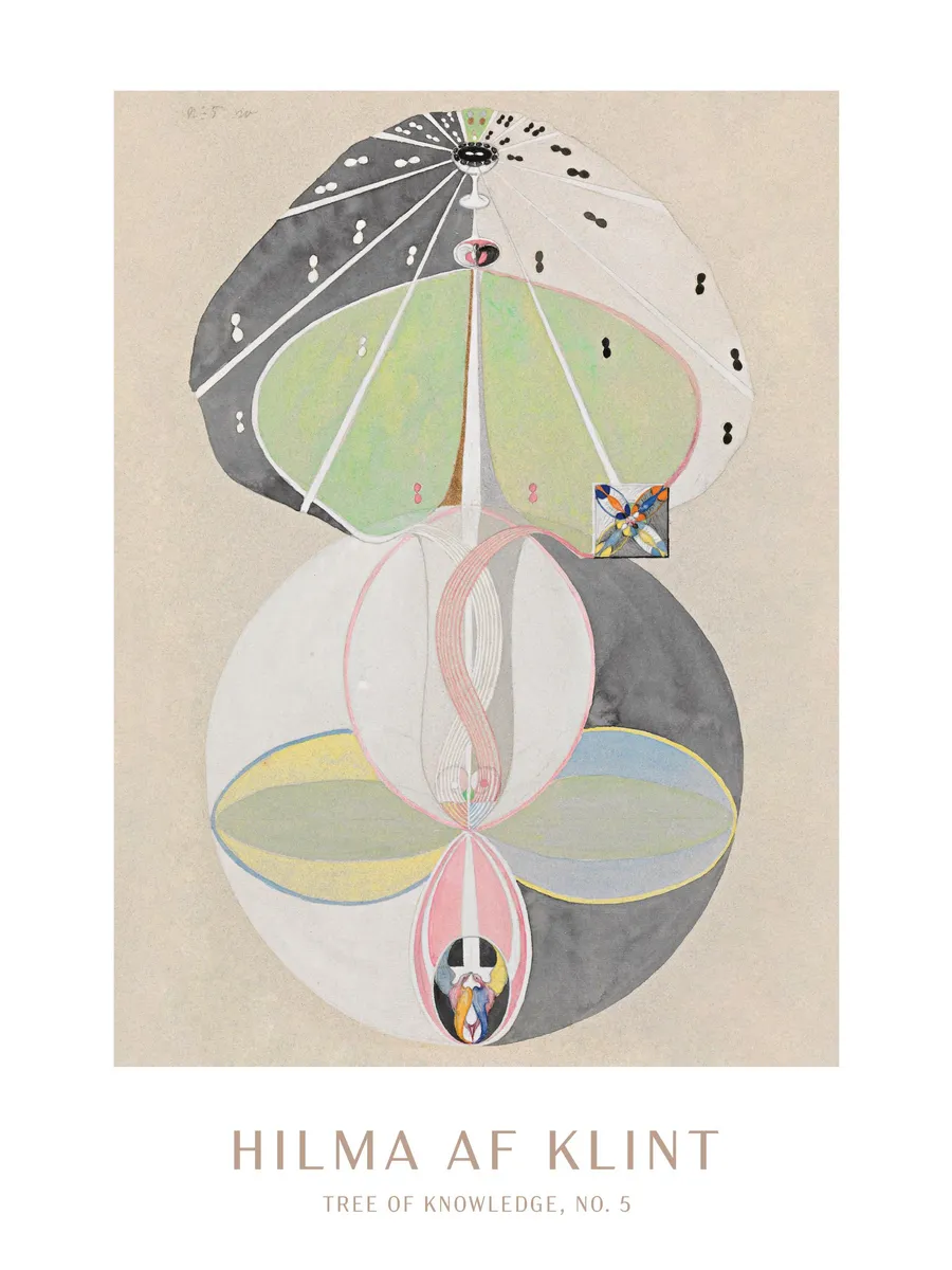Tree of Knowledge No 5 by Hilma af Klint