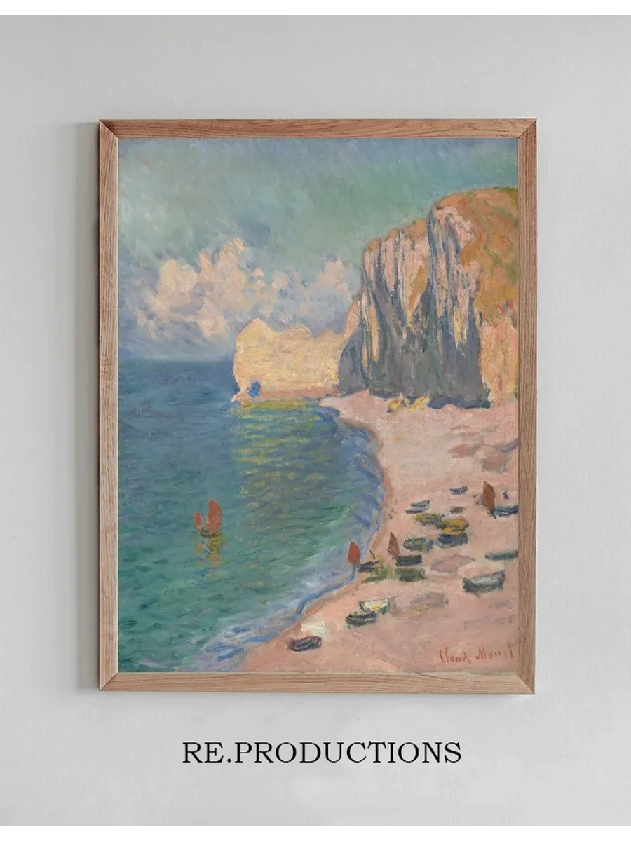 Tretat, the Beach and the Falaise D Amont