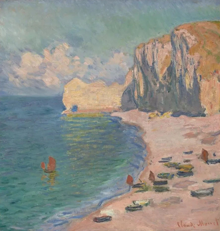 Tretat, the Beach and the Falaise D Amont