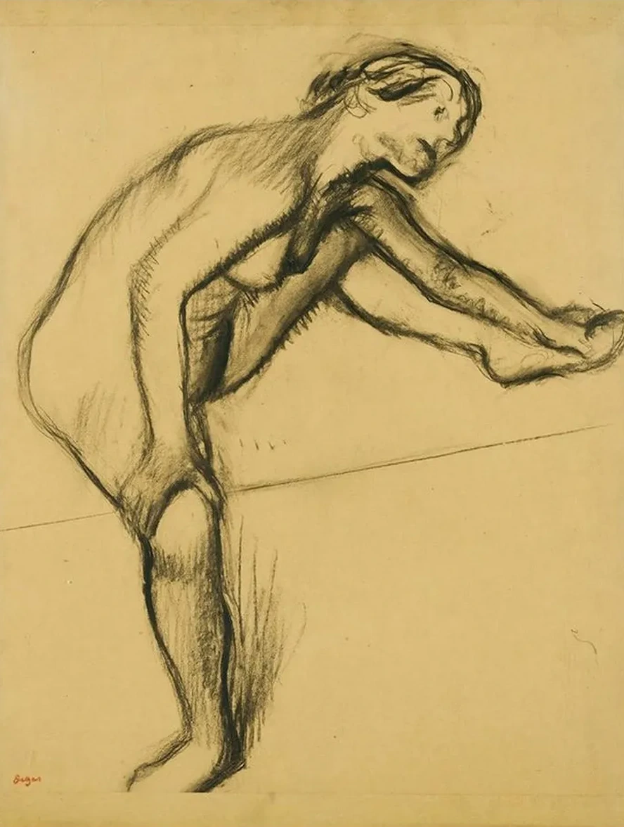 tude De Nu (Femme Assise, La Jambe Gauche Lev e)
